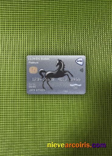United Kingdom Lloyds american express platinum card photolook